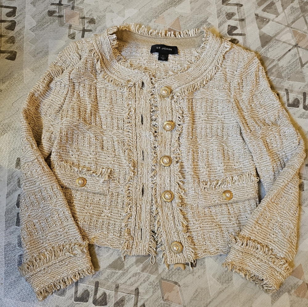St. John Cream Jacket